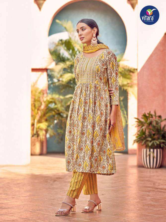 Brinton By Vitara 1001-1004 Readymade Salwar Suits Catalog